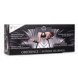 Master Series Obedience Extreme Sex Bench - Heavy Duty with Quick-Release Straps