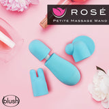 Rose Petite Wand Massager - Flexible, Compact, Powerful & Waterproof