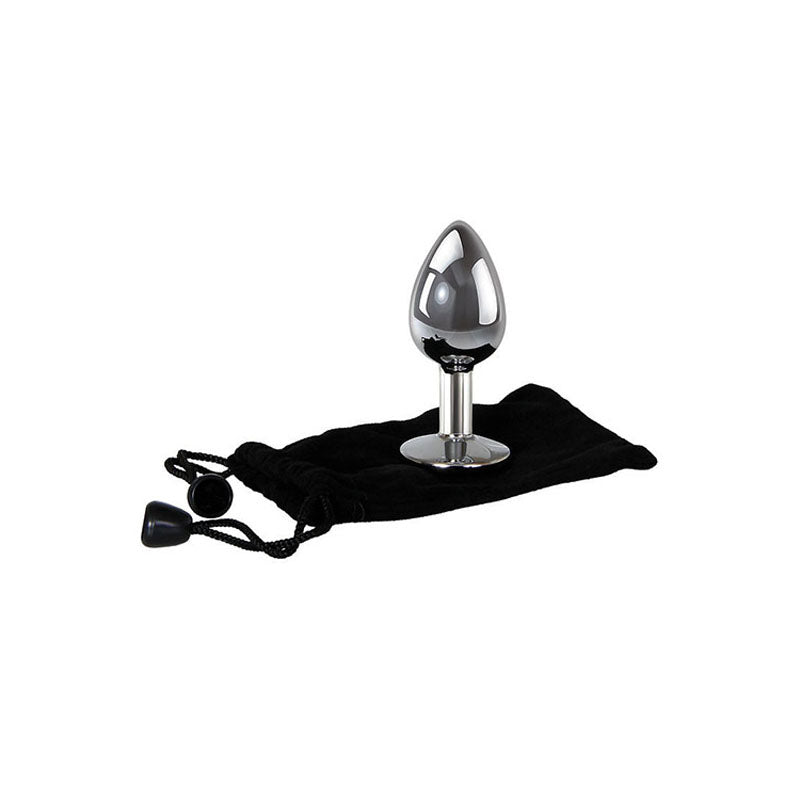 Adam & Eve Clear Gem Anal Butt Plug – Medium