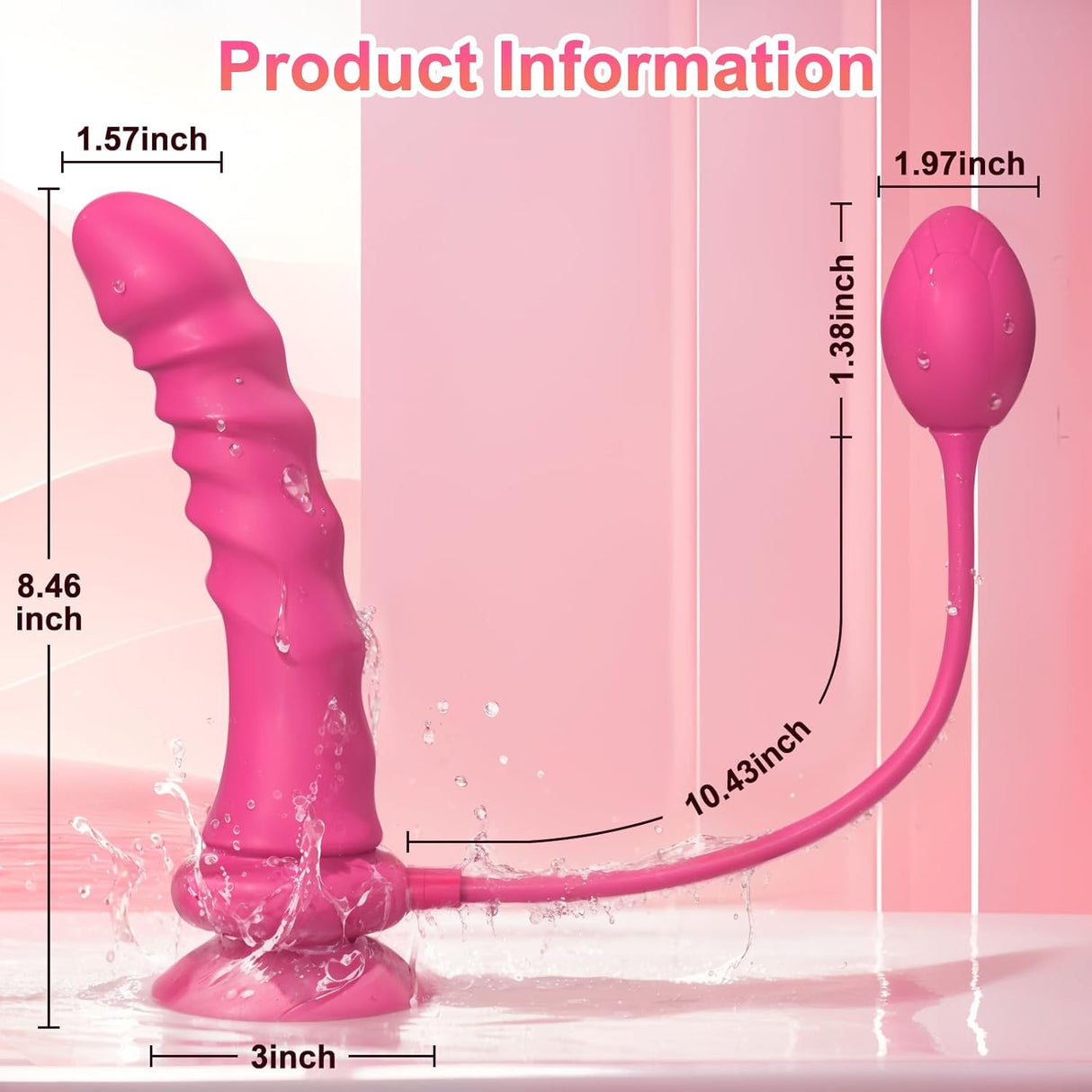 App Controlled Strap On with Rose Butt Plug - Harness Included