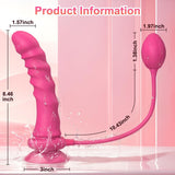 App Controlled Strap On with Rose Butt Plug - Harness Included