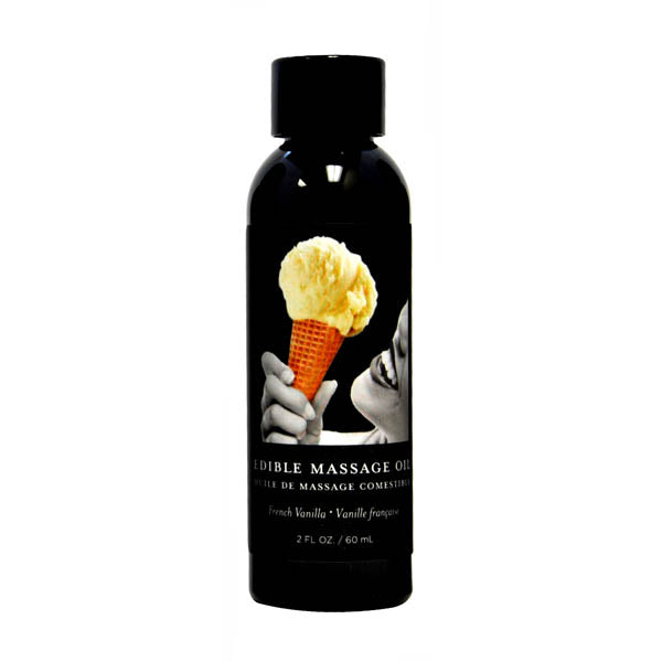 Earthly Body Edible Massage Oil – French Vanilla Flavour (60mL)