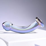 Playboy Pleasure Jewels King Glass Dildo - G-Spot & P-Spot Stimulation (16.3cm)