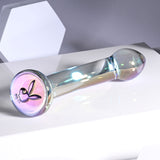 Playboy Pleasure Jewels King Glass Dildo - G-Spot & P-Spot Stimulation (16.3cm)