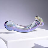 Playboy Pleasure Jewels King Glass Dildo - G-Spot & P-Spot Stimulation (16.3cm)