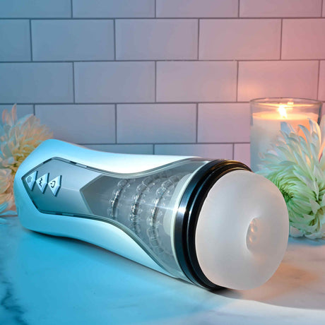 Zero Tolerance Stroking Buddy – Vibrating & Thrusting Masturbator