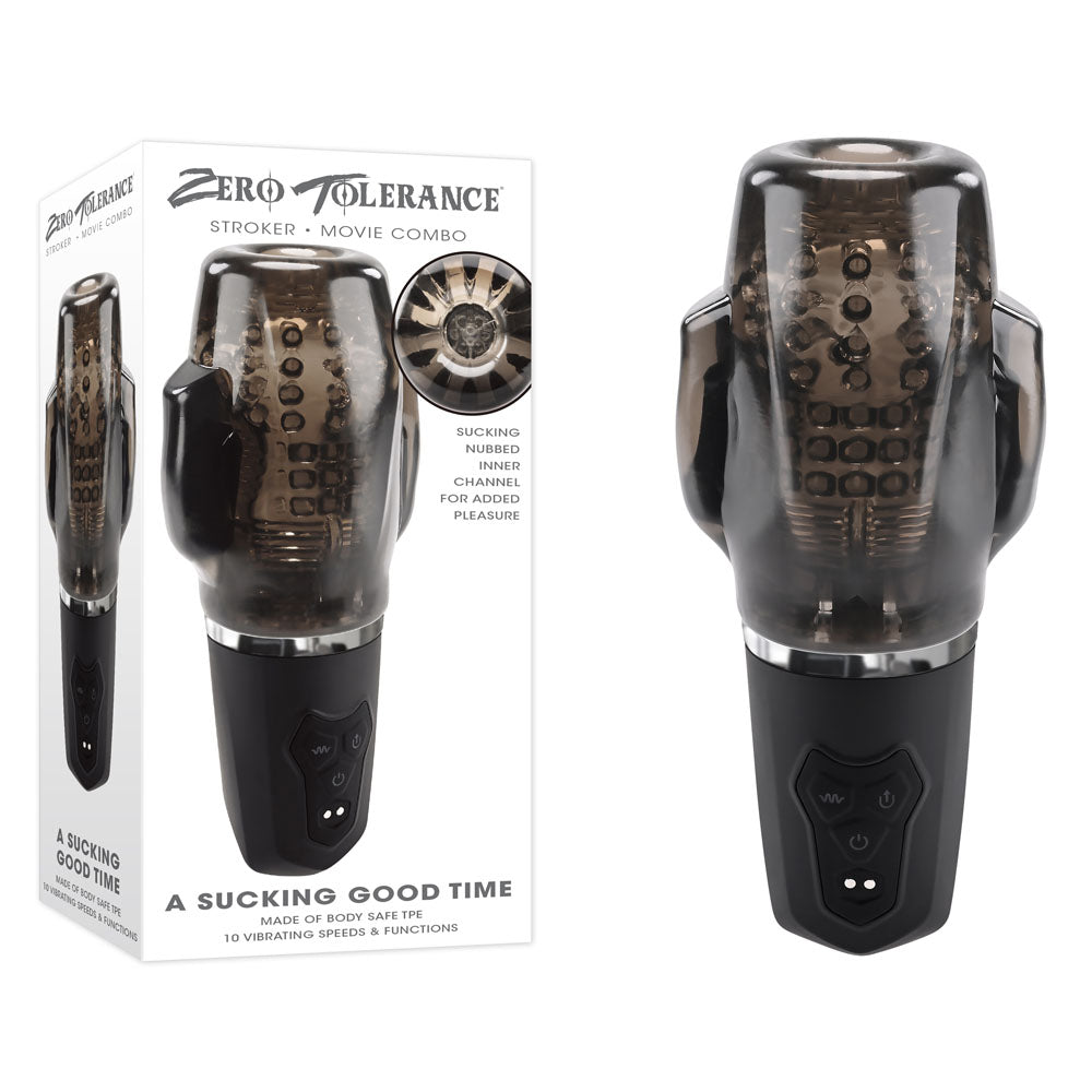 Zero Tolerance A Sucking Good Time – Vibrating & Sucking Masturbator