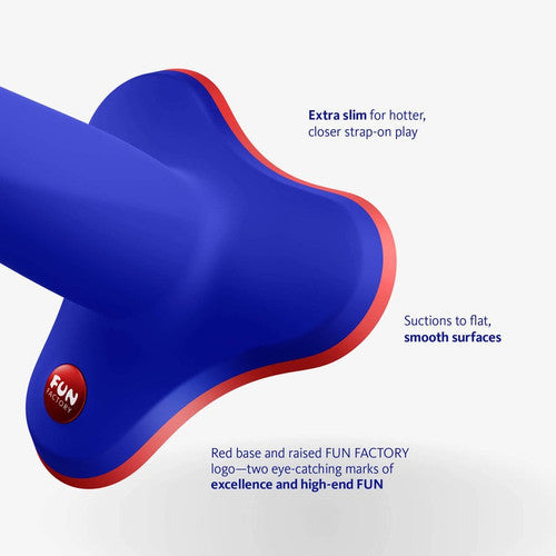 Limba Flex S Blue - Customisable Poseable Silicone Dildo - Harness Compatible