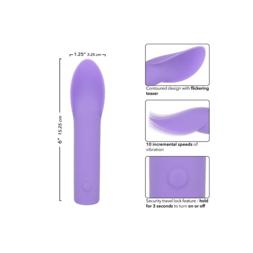 CalExotics Dr. Laura Berman Flutter – Luxury Vibration with Flickering Teaser
