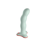 Bouncer Sage Green - Rotating Silicone Dildo with Internal Balls - Harness Compatible