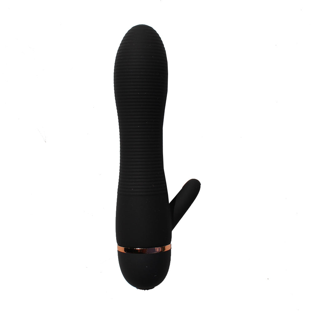 Lady Bonnd Maisha Black Slim Rabbit Vibrator | 10 Modes |  Body-Safe & Waterproof