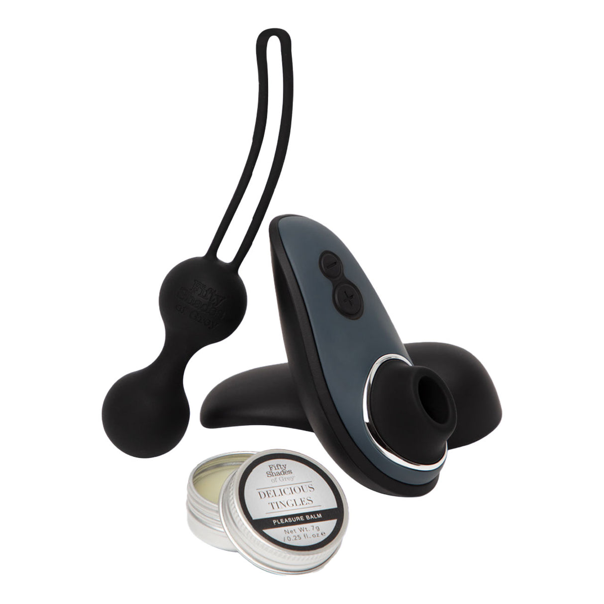 Fifty Shades of Grey X Womanizer Liberty Couple’s 3 Piece Kit